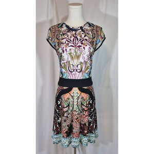 MARY KATRANTZOU Multicolor Floral Print Mini Dress